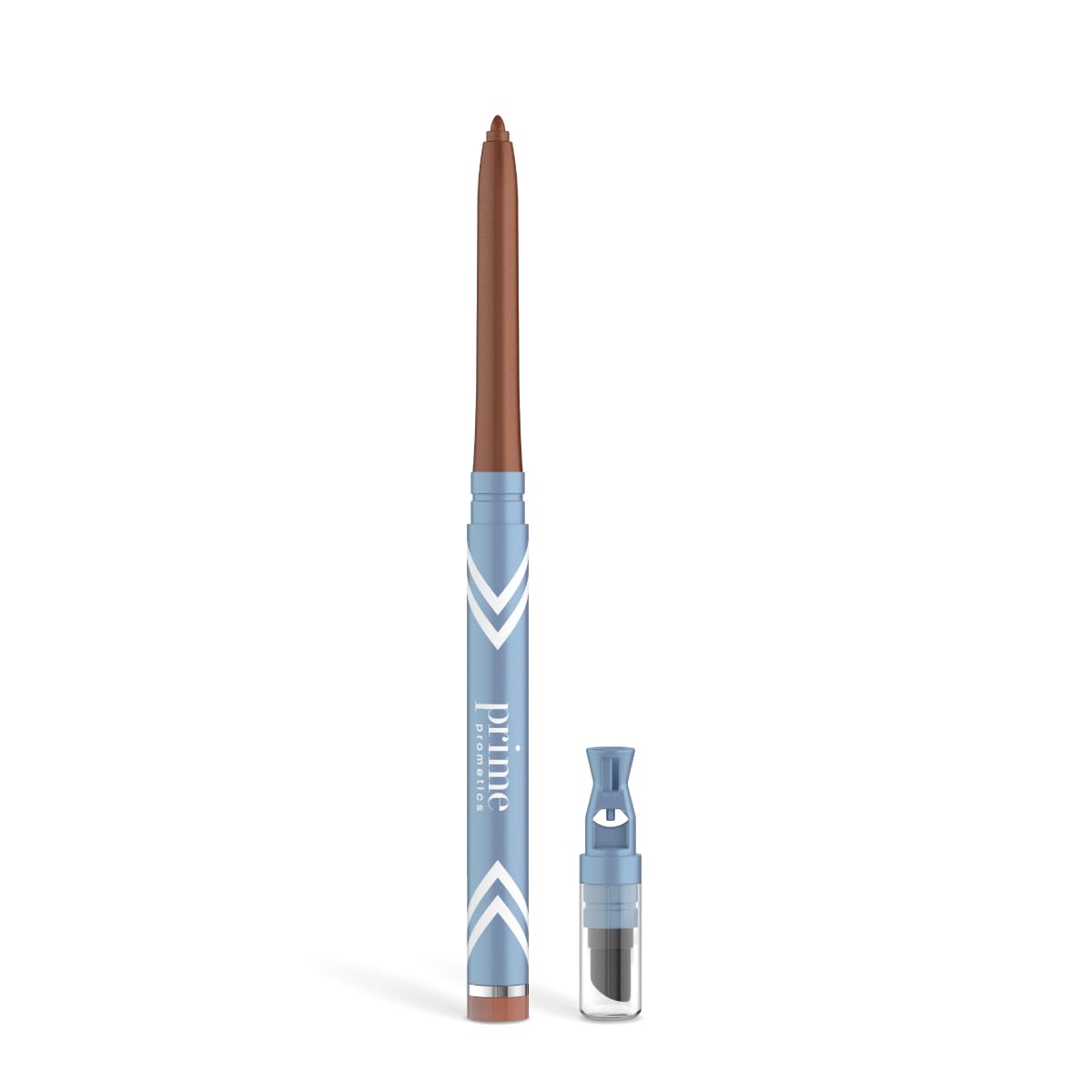 PRIME PROMETICS PrimeEyes Glide Eyeliner for Mature Women – Water-Resistant, Long-Stay and Mess-Proof – Gel Cream Texture, Discreet Sharpener and Effective Smudger (Black)