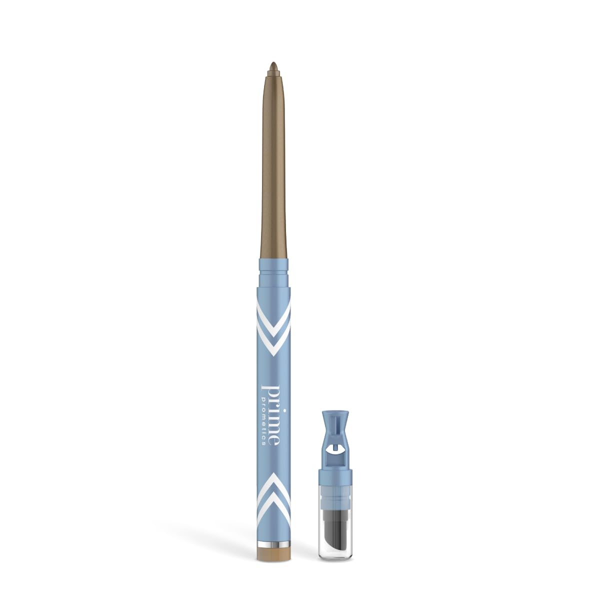 PRIME PROMETICS PrimeEyes Glide Eyeliner for Mature Women – Water-Resistant, Long-Stay and Mess-Proof – Gel Cream Texture, Discreet Sharpener and Effective Smudger (Black)