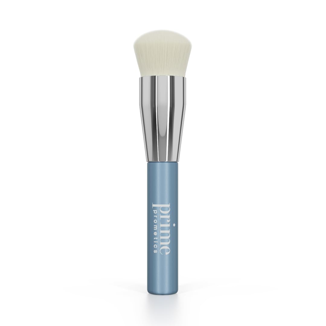 Prime Prometics PrimeSkin Liquid Foundation Brush for Mature Women – Ultra-Soft Bristles for Seamless, Streak-Free Coverage – Even, Natural Finish – Ideal for Sensitive or Dry Skin