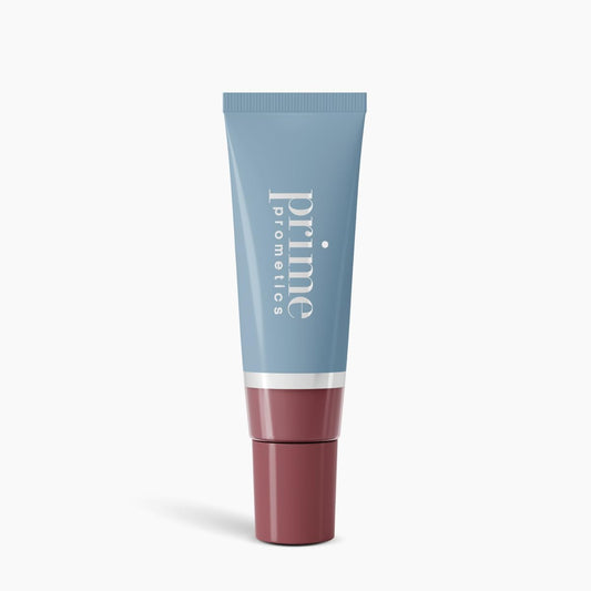PRIME PROMETICS PrimeLip SPF 35 Lip Oil for Mature Women – UVA & UVB Shield – Intense, Long-Lasting Hydration – Vibrant Color & Non-Sticky, Shiny Gloss (Nude Rose)