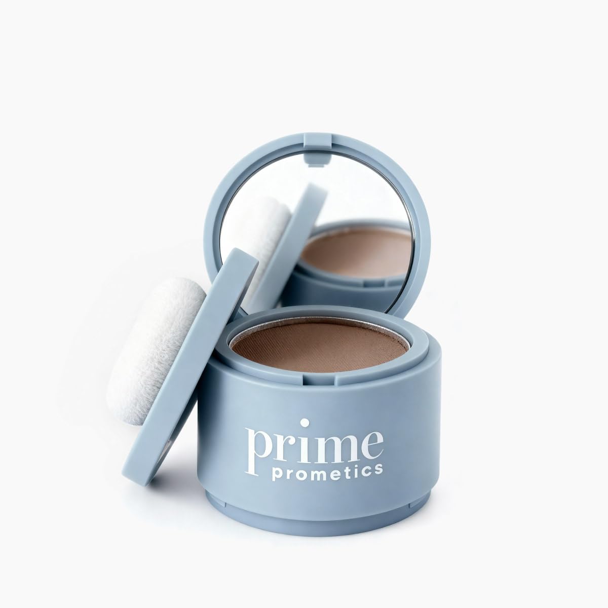Prime Prometics Instant Coverage Hairline Powder for Mature Women – Covers Grays, Roots & Thinning Areas – Water & Sweat-Resistant – Natural, Fuller-Looking Hairline (Brunette)