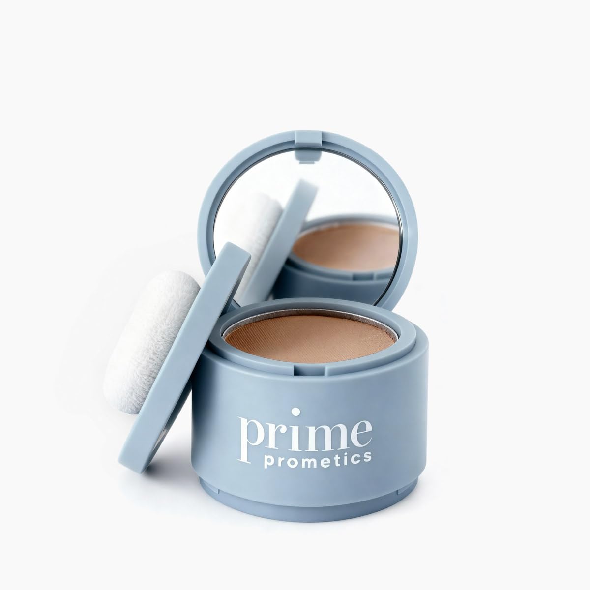 Prime Prometics Instant Coverage Hairline Powder for Mature Women – Covers Grays, Roots & Thinning Areas – Water & Sweat-Resistant – Natural, Fuller-Looking Hairline (Brunette)
