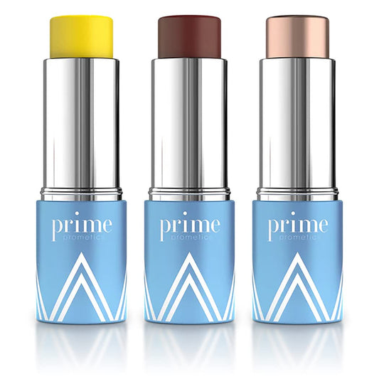 Prime Prometics PrimeWand Trinity – Stunning & Natural Pro-Age Makeup Sticks for Mature Women – Multitasking Trio, Easy to Carry