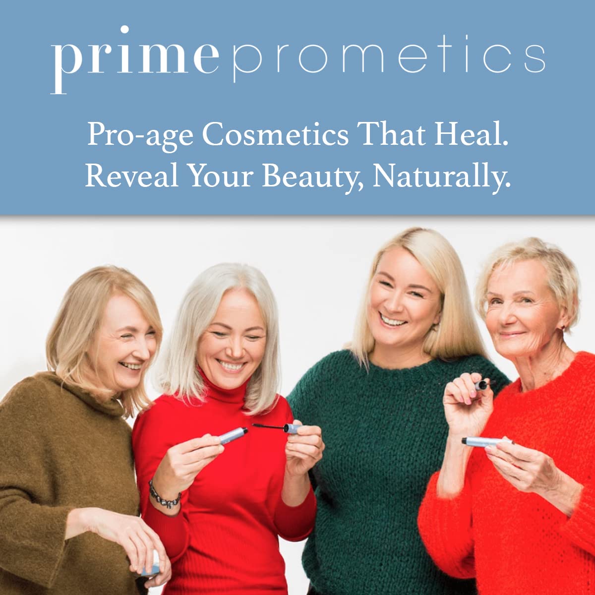 PRIME PROMETICS PrimeLip Gloss for Mature Women – Light, Non-Sticky, Plumping, Unscented, Hydrates & Heals – Pout into More Volume, Shine Lasts Long