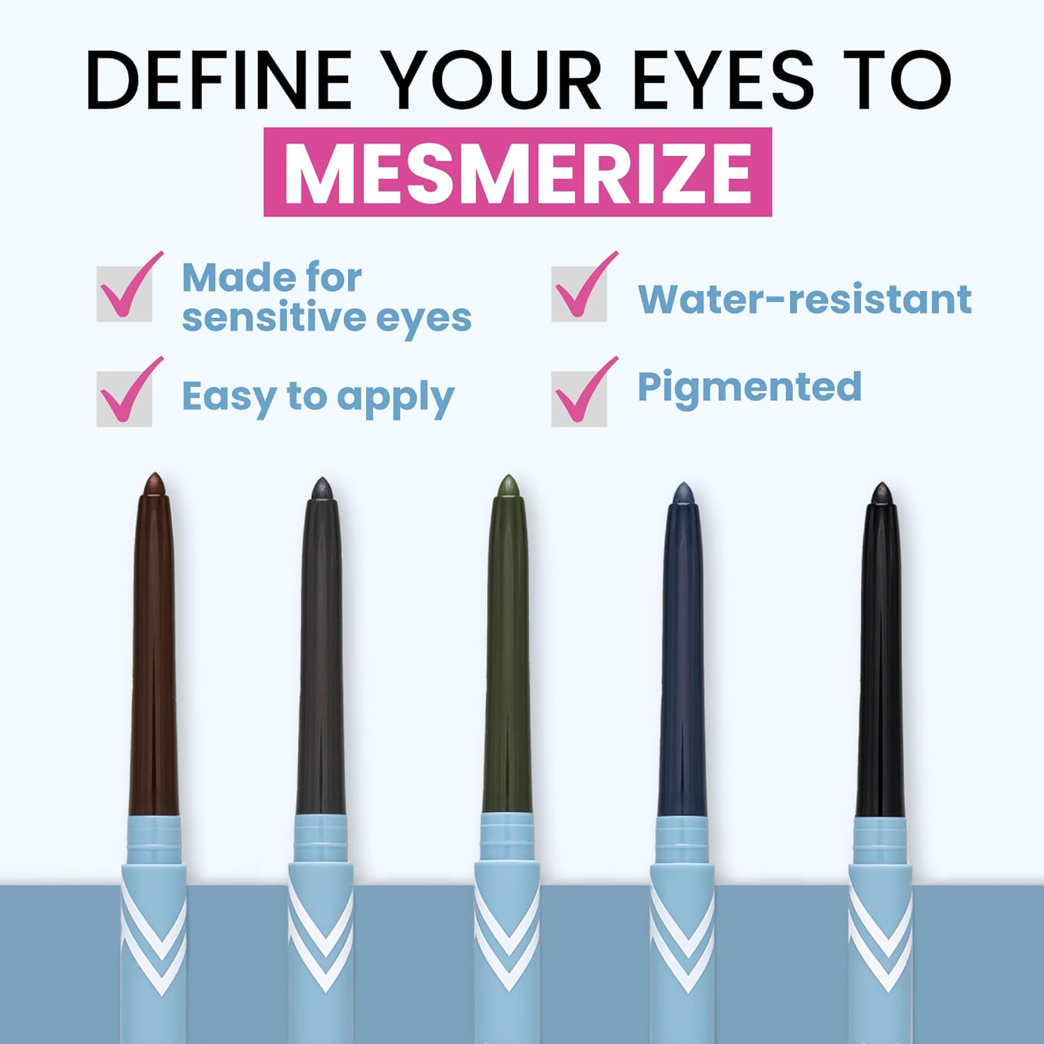 PRIME PROMETICS The Complete Eye Kit – Made for Silver Queens - Black mascara + Black Eyeliner + Stardust Eye Brightener