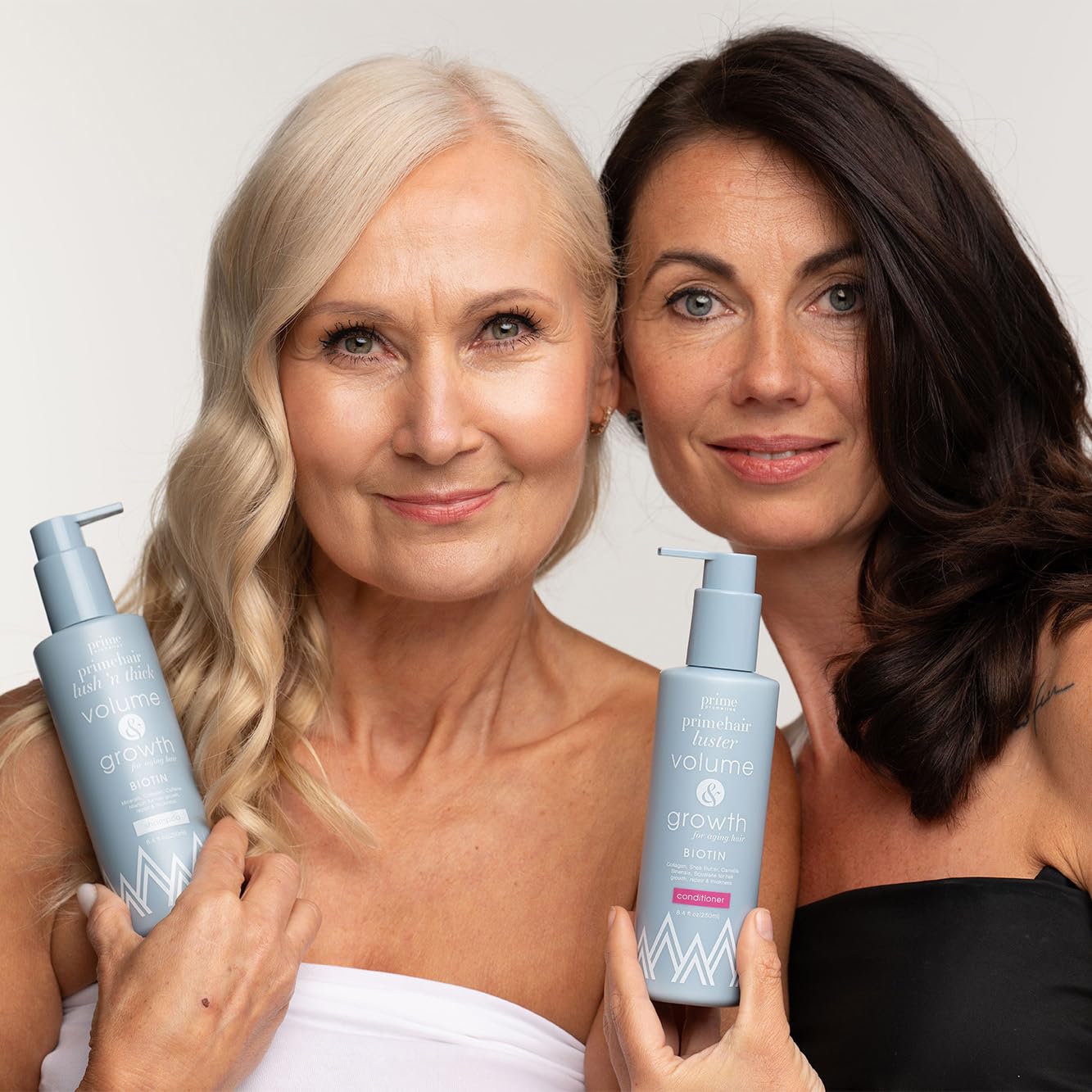 PRIME PROMETICS The Volumizing Radiance Bundle – PrimeHair Lush N' Thich Shampoo and PrimeHair Luster Conditioner Bundle