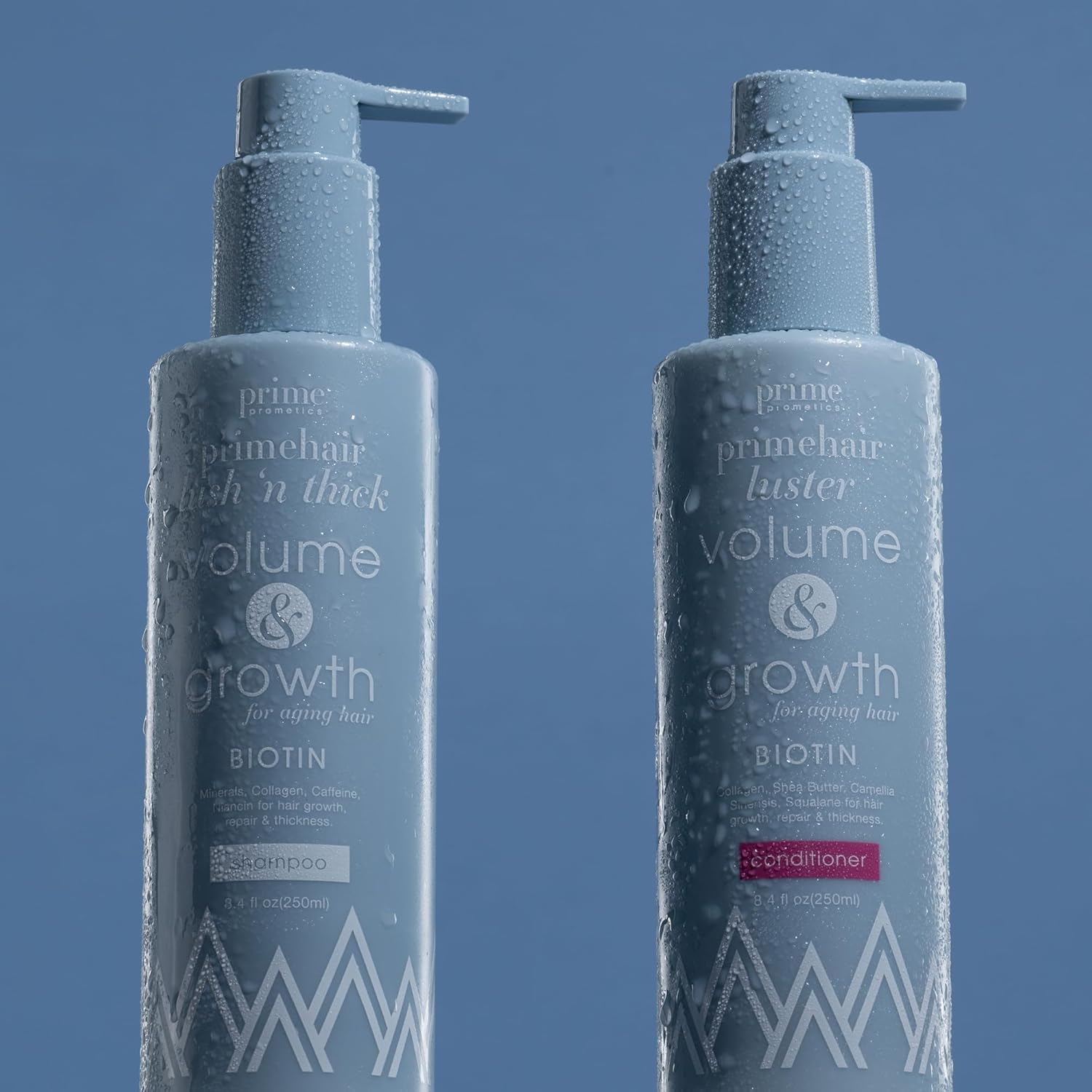 PRIME PROMETICS The Volumizing Radiance Bundle – PrimeHair Lush N' Thich Shampoo and PrimeHair Luster Conditioner Bundle