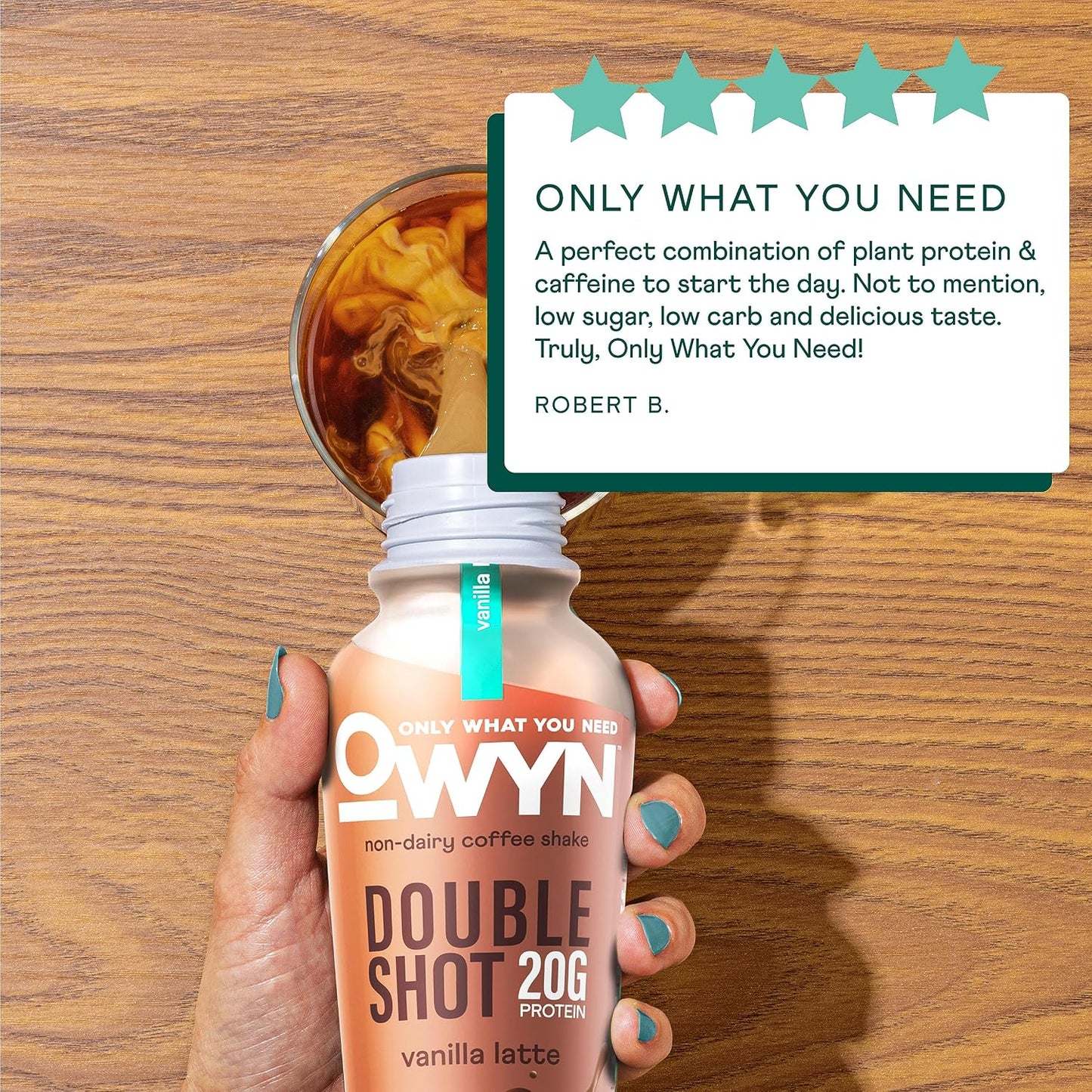 OWYN Only What You Need Double Shot 20g Protein Shake, Variety Pack, 12 Ct